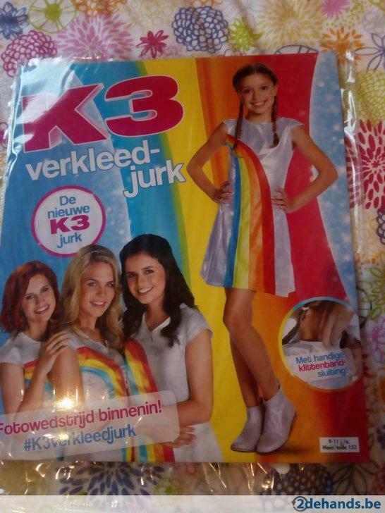 Verkleedkleedje K3, Ophalen, Gebruikt, 146 t/m 152, Meisje