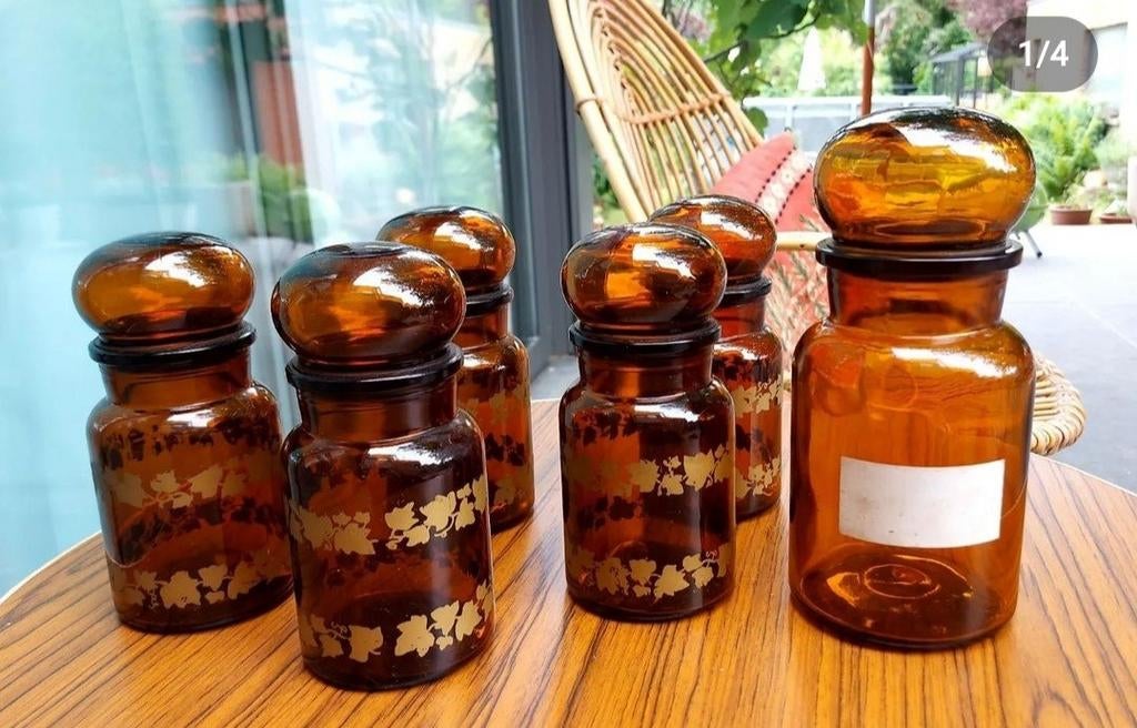 Pot en verre, bouteille de récipient, pot d'apothicaire de p, Enlèvement