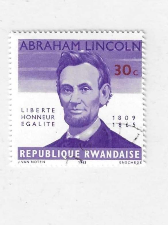 Postzegel Rwanda, Postzegels en Munten, Ophalen of Verzenden, Overige landen, Gestempeld