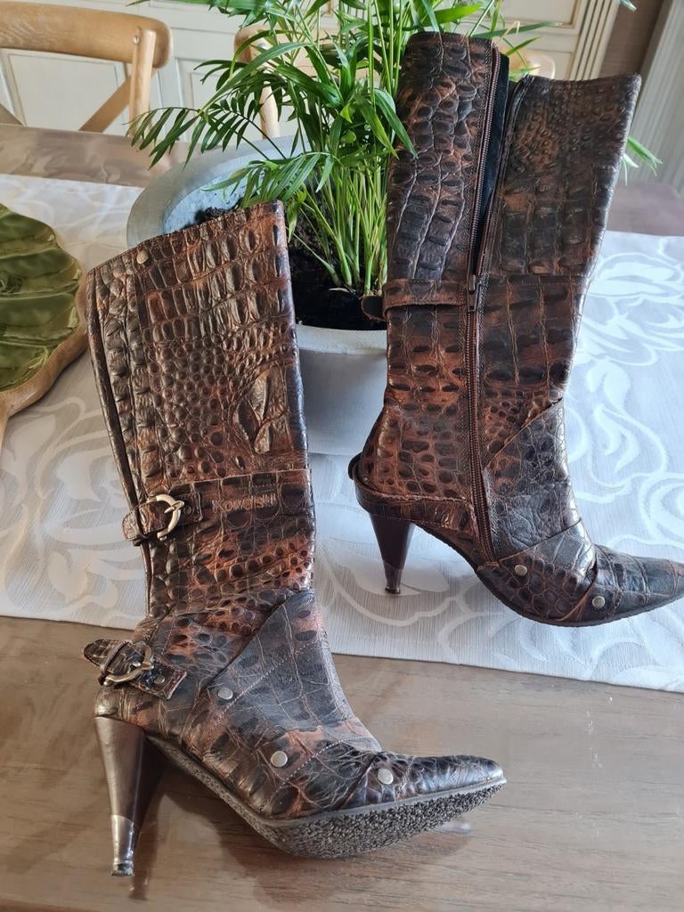 allerlei pumps en laarzen maat 36 verschillende merken, Kleding | Dames, Ophalen of Verzenden, Bruin, Pumps