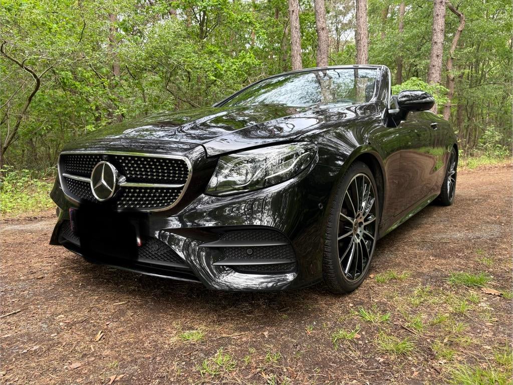 mercedes E200 Cabrio Benzine, Auto's, Automaat, 4 zetels, Cabriolet, Zwart