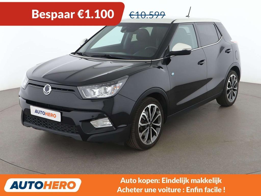 SsangYong Tivoli 1.6 TD Forward 4x2 (bj 2018), Auto's, Voorwielaandrijving, Zwart, 116 pk, Zwart