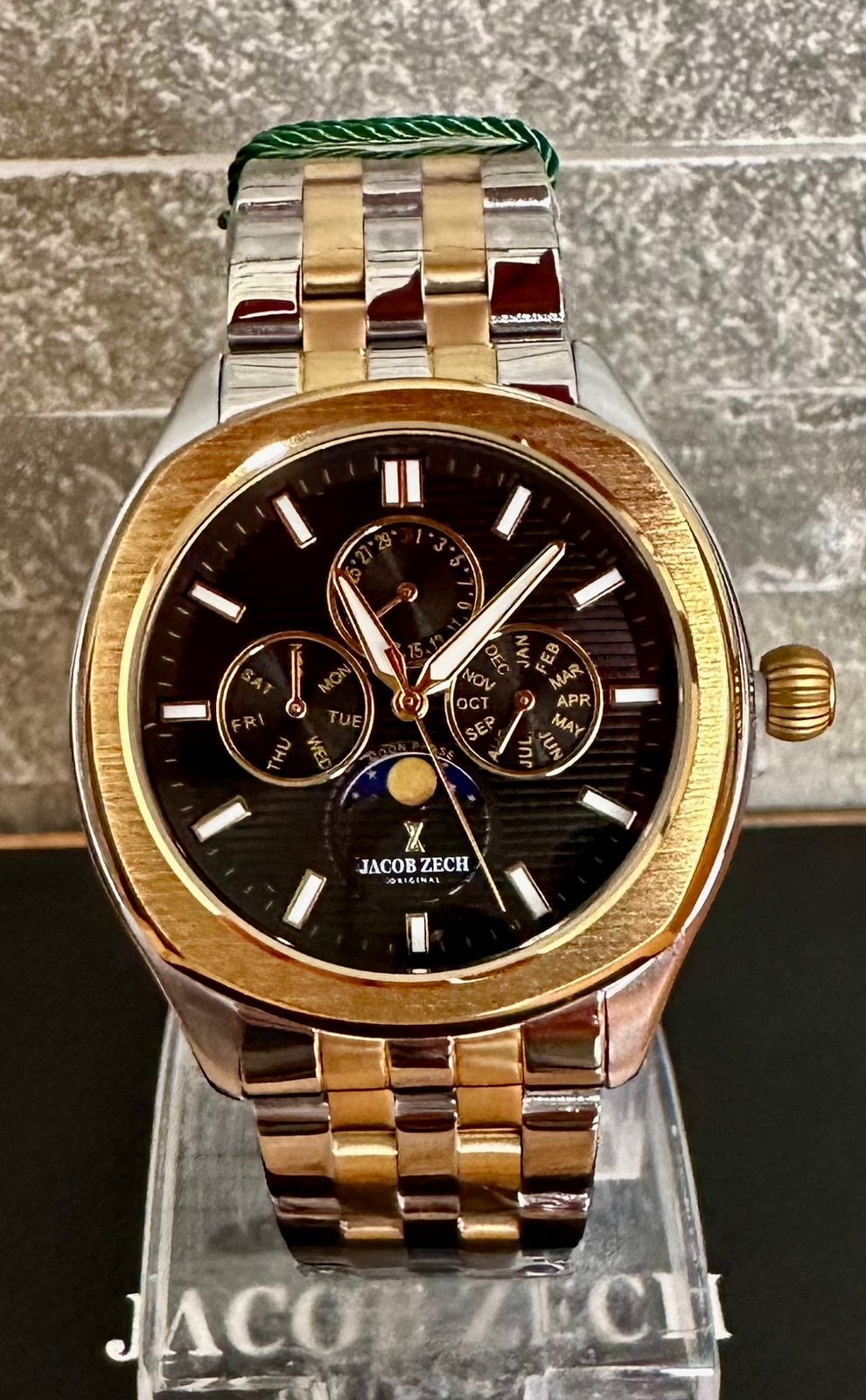JACOB ZECH LUNAR CHRONO VAUT499€! 💯%NOUVEAU, ORIGINAL, Enlèvement ou Envoi, Neuf