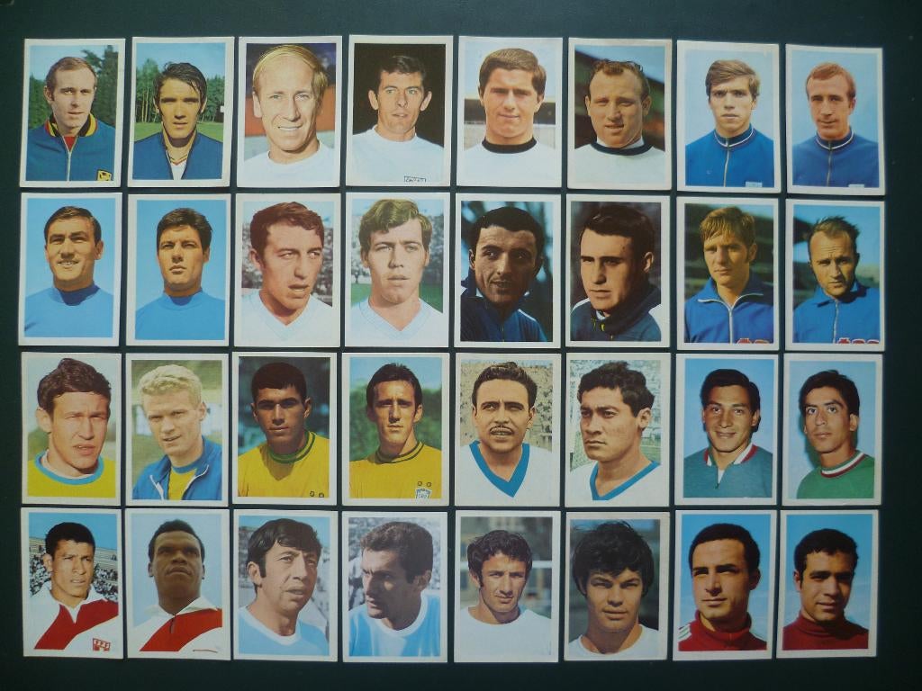 Voetbal Vanderhout Mexico 70 football chromos cartes images, Ophalen of Verzenden, Gebruikt