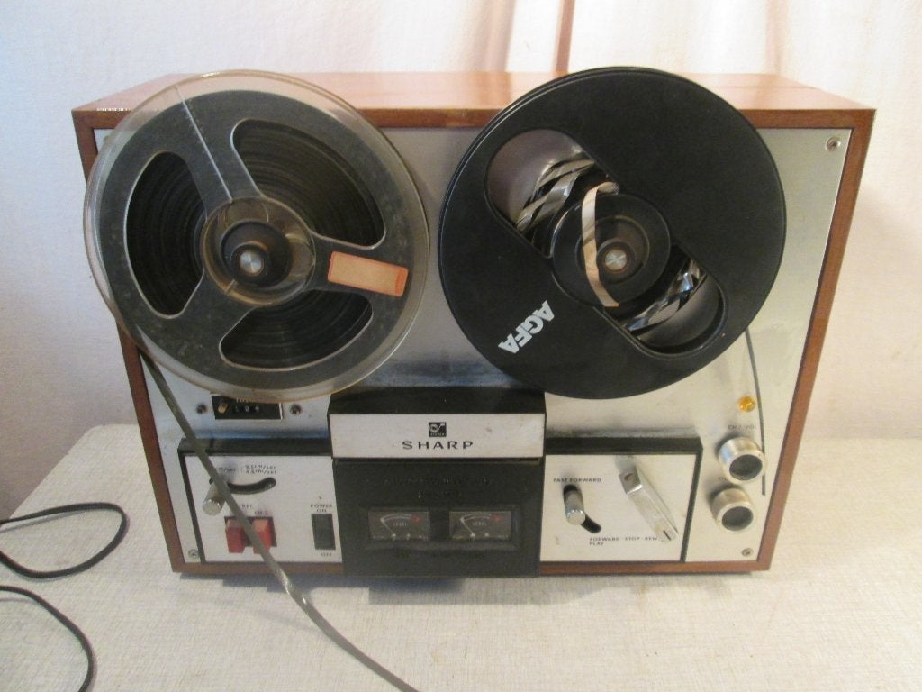Prima Retro Bandrecorder - Sharp RD-712D, Audio, Tv en Foto, Ophalen of Verzenden, Bandrecorder, Met banden