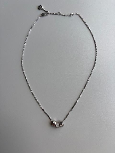 Emporio Armani ketting 925 zilver - met hanger – elegant, Met hanger, Ophalen of Verzenden, Zo goed als nieuw, Zilver