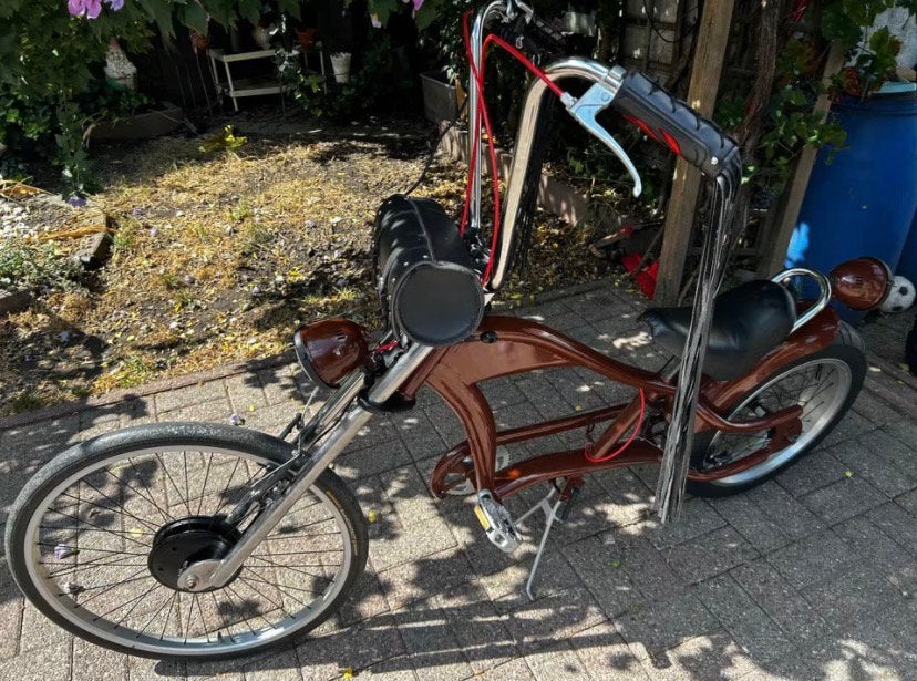 E-chopper/cruiser (pas de chargeur), Fietsen en Brommers, Ophalen