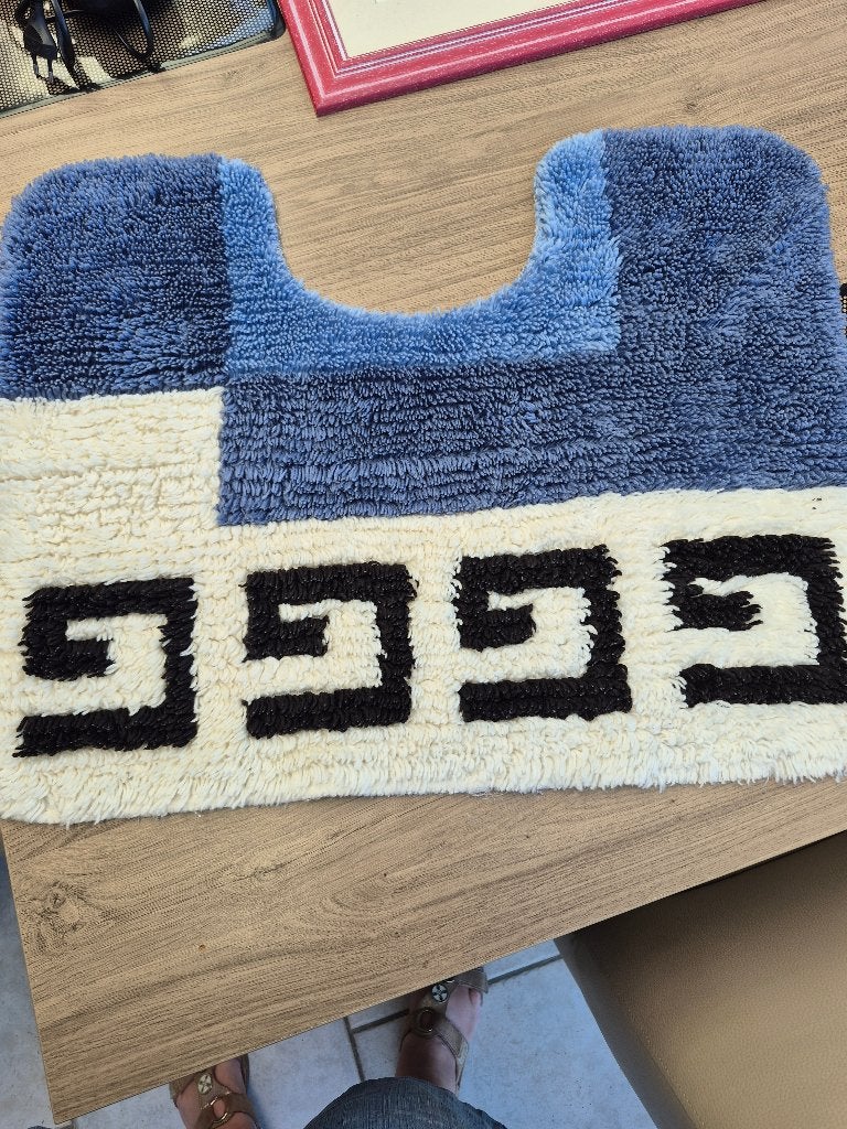 Tapis WC, Enlèvement ou Envoi, Comme neuf, Bleu