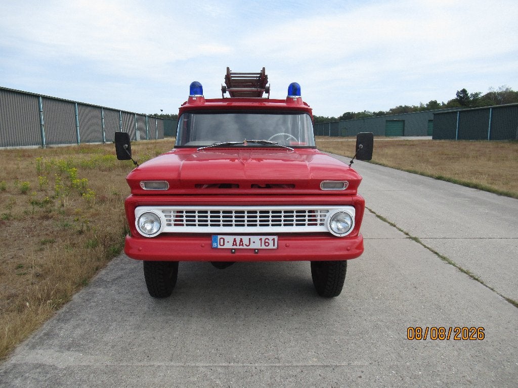 Oldtimer brandweerwagen, Auto's, Oldtimers, Stof, Chevrolet, Overige kleuren, Handgeschakeld