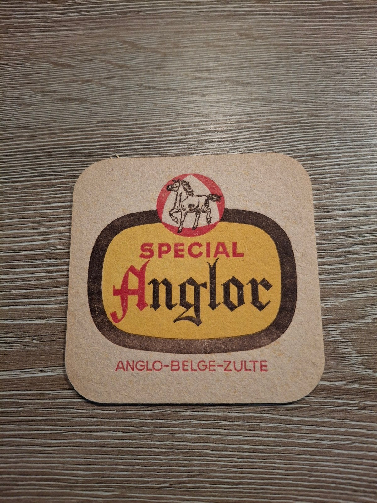 oud bierviltje anglor zulte, Verzamelen, Ophalen of Verzenden