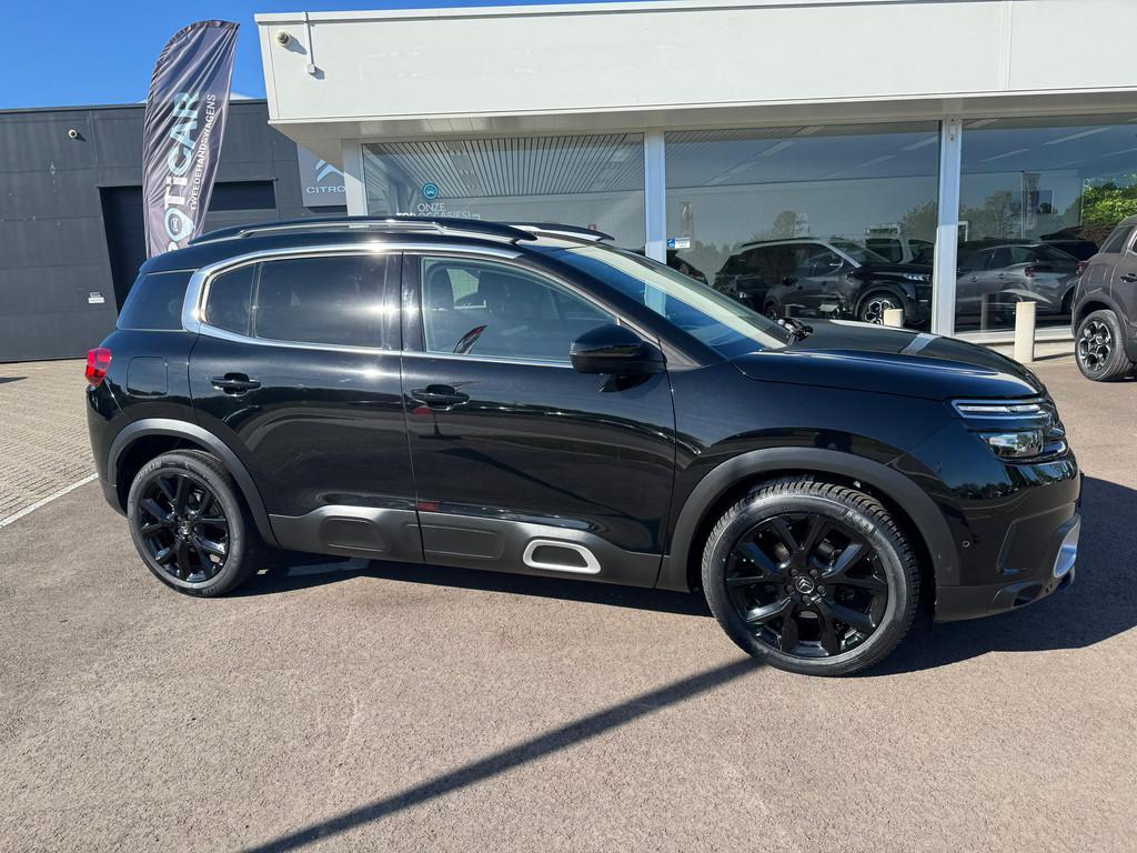 Citroën C5 1.2 PURETECH AUTOMAAT IN PERFECTE STAAT, Auto's, Gebruikt, Euro 6, Zwart, Leder