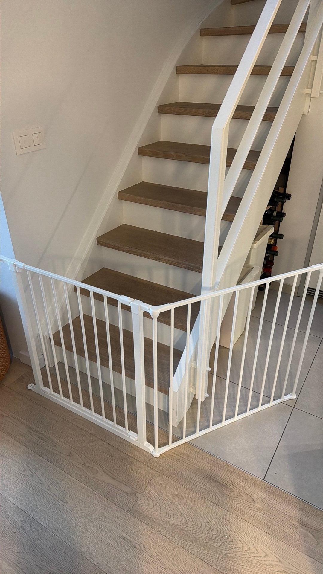 Safetots kinderhekje met 2 deuren, Kinderen en Baby's, Traphekjes, Ophalen, Nieuw, 115 cm of meer
