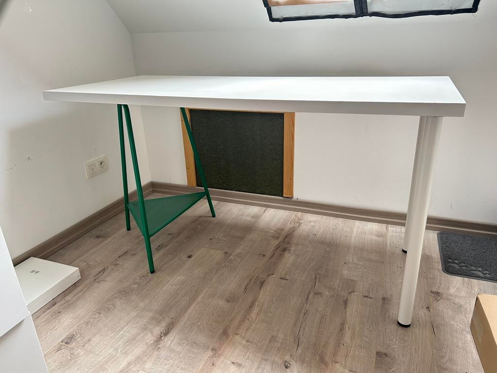 Bureautafel, Ophalen, Gebruikt, IKEA, Wit