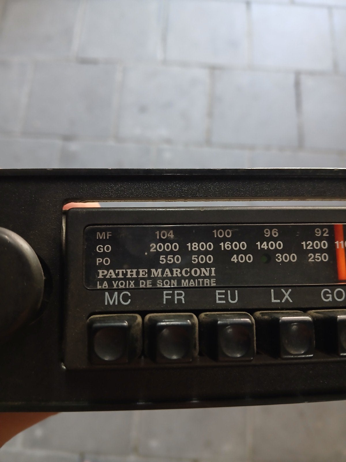 autoradio Pathé Marconi la voix de son maître, Enlèvement ou Envoi