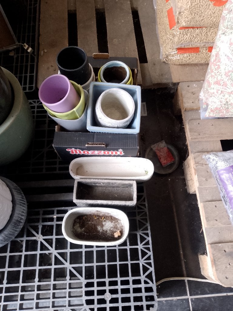 bloempotten, Tuin en Terras, Ophalen, Gebruikt