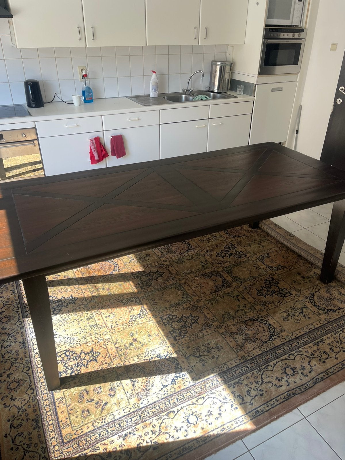 Eiken eettafel, Ophalen, Zo goed als nieuw