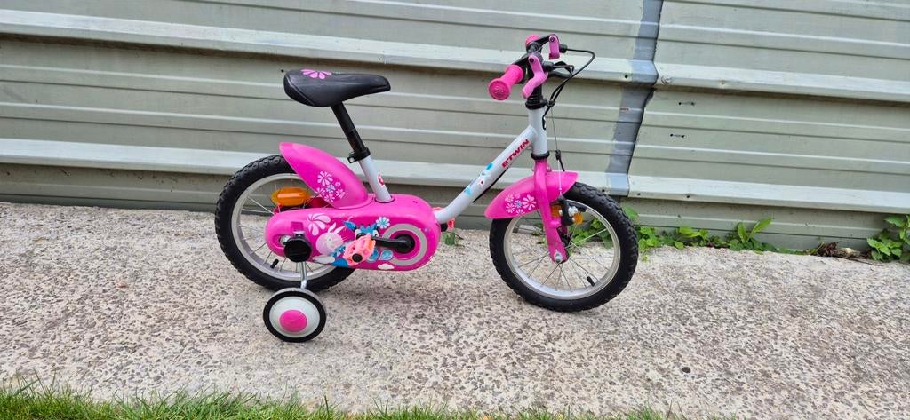 Vélo fille 14 pouce, Comme neuf, Enlèvement, BTwin Décathlon, Moins de 16 pouces