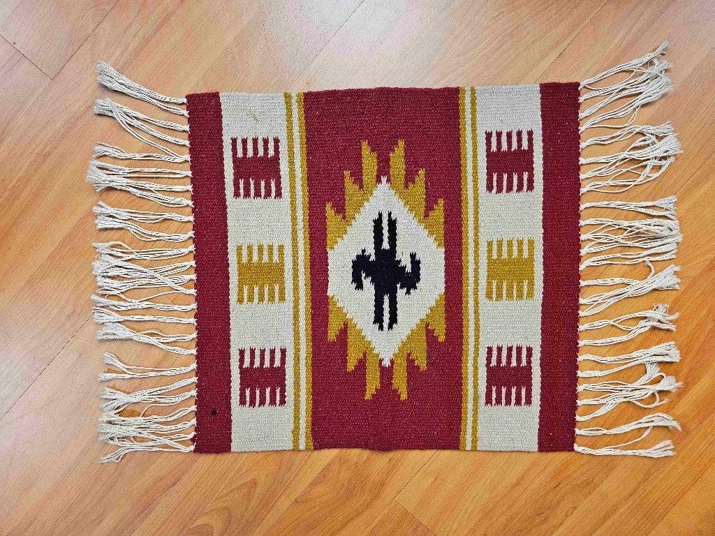 Kelim kleedje 42/39 cm, Huis en Inrichting, Verzenden, Gebruikt, Meerkleurig, Overige stijlen