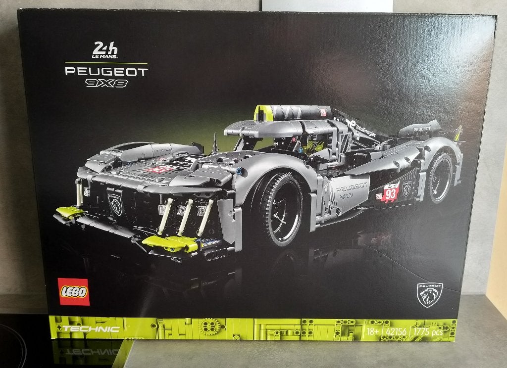 lego technic 42156 PEUGEOT 9X8 24H Le Mans Hybrid Hypercar, Lego, Nieuw, Ophalen of Verzenden, Technic