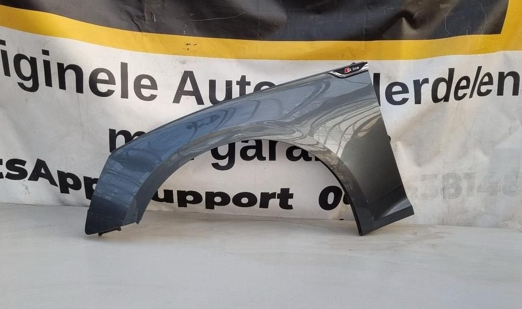 AUDI A5 8W6 B9 ZIJSCHERM SPATBORD ORIGINEEL, Arrière, -, Utilisé, -