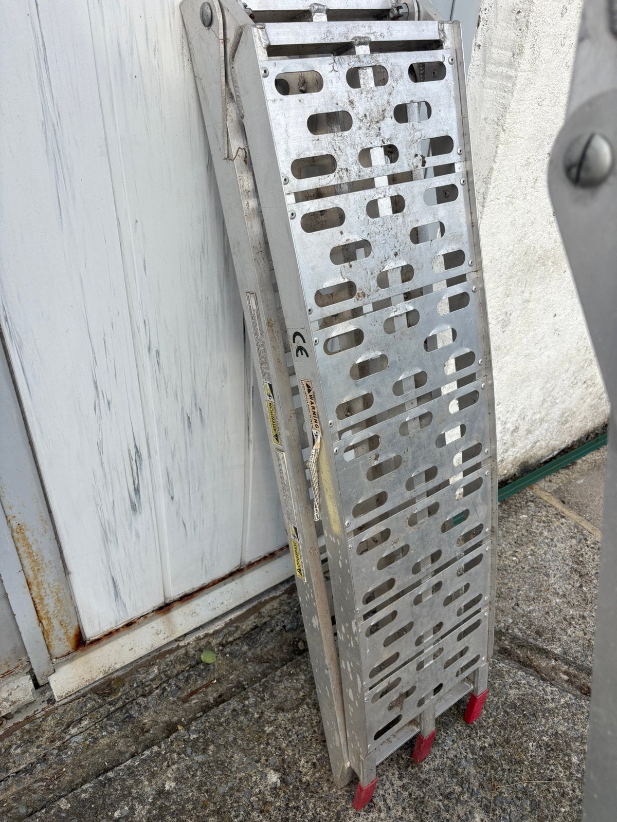 Rampe en aluminium pour remorque, Ophalen of Verzenden, Zo goed als nieuw