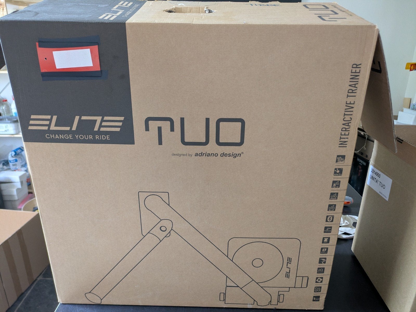 ELITE TUO roltrainer (smart), Sport en Fitness, Wielrennen, Ophalen