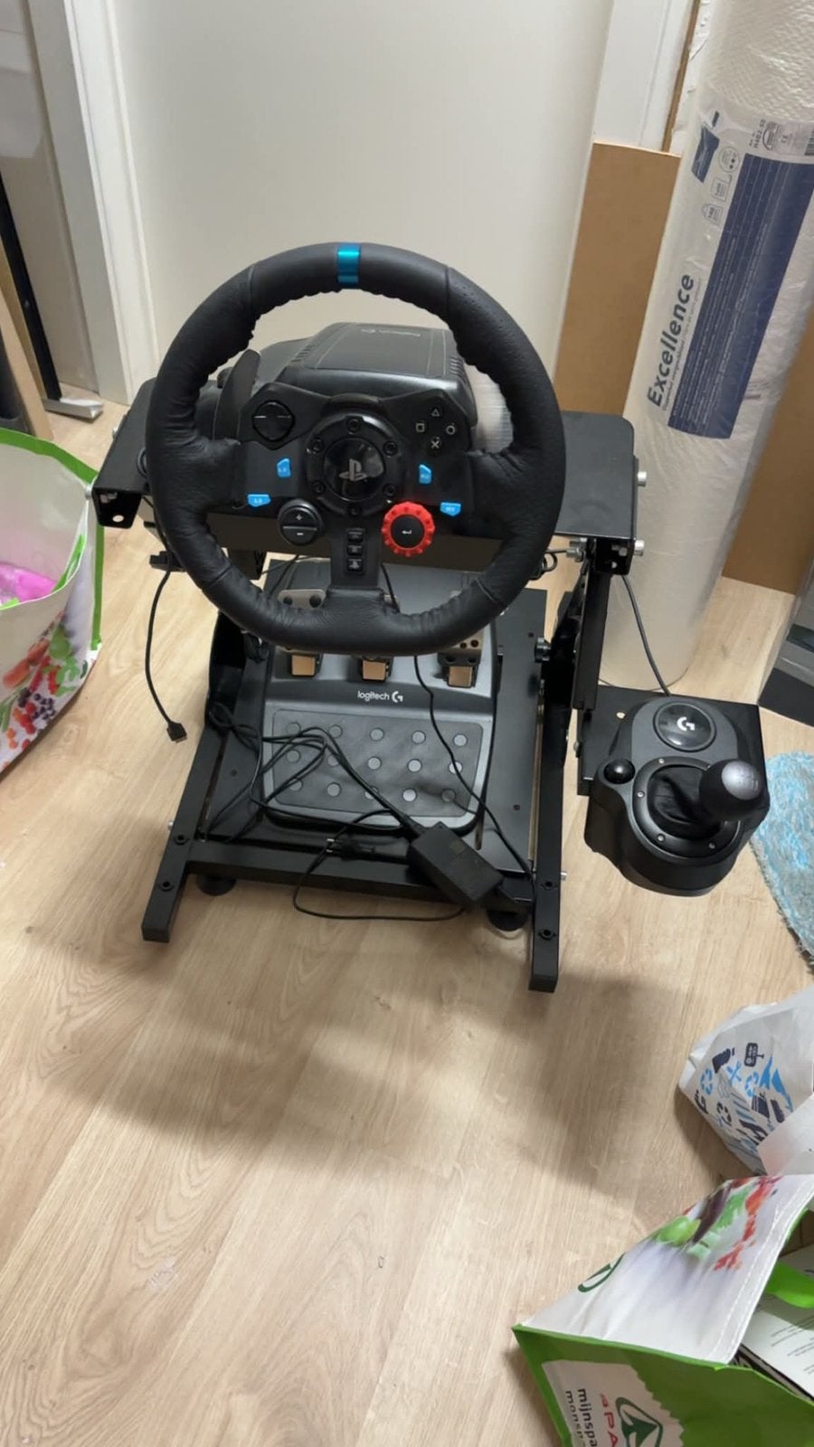 Logitech G29 complete sim-racing set + shifter, Games en Spelcomputers, Ophalen, Nieuw, Stuurtje of Sportattribuut