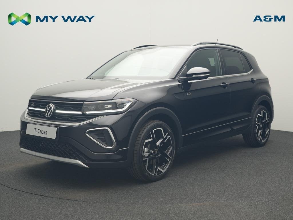 Volkswagen T-Cross T-Cross 1.0 TSI R-Line Business Premium O, Zwart, SUV of Terreinwagen, 134 g/km, https://public.car-pass.be/vhr/12d7e238-791f-4881-b947-b78e403356b9