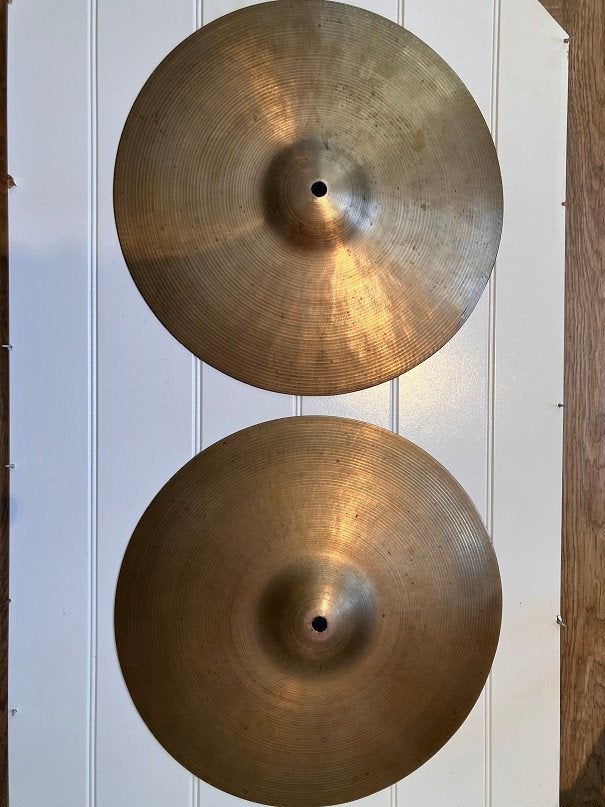 Zeldzaam ! - VINTAGE Tosco Hihat 14" - 80's, Muziek en Instrumenten, Drumstellen en Slagwerk, Ophalen of Verzenden, Gebruikt, Overige merken