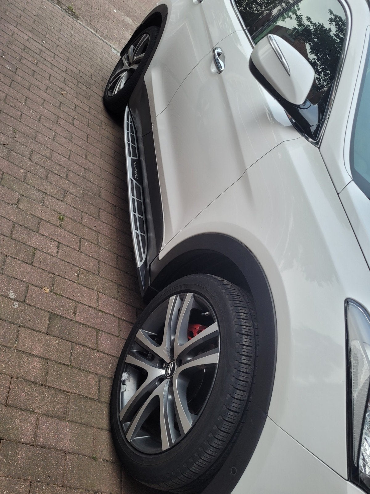 Hyundai Santa Fe 2.2 CRDi 4x4 Automaat | Executive | Panoram, Autos, Jantes en alliage léger, Noir, Diesel, Particulier