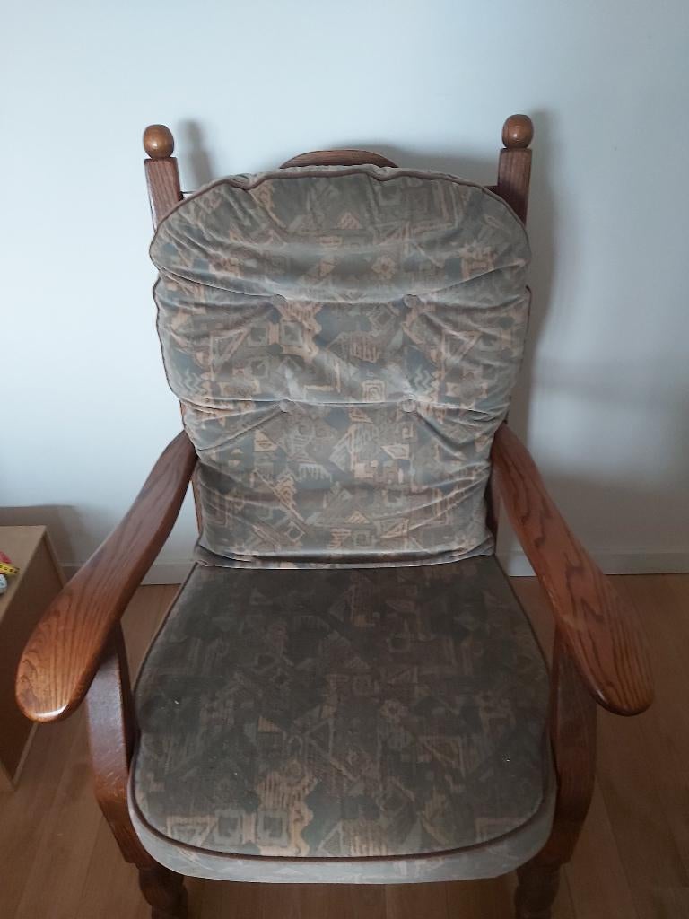 fauteuil, Ophalen, Gebruikt, 75 tot 100 cm, Stof