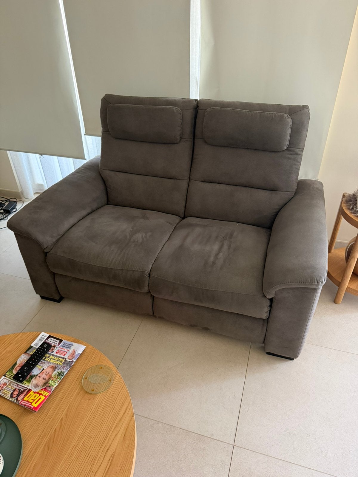 Zetel met relax functies, Ophalen, Zo goed als nieuw, Overige materialen, Klassiek