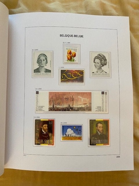 BERLGIE - Album de DAVO - 2000 à 2005 - post-fris**, Enlèvement ou Envoi, Non oblitéré, Album pour timbres, Neuf