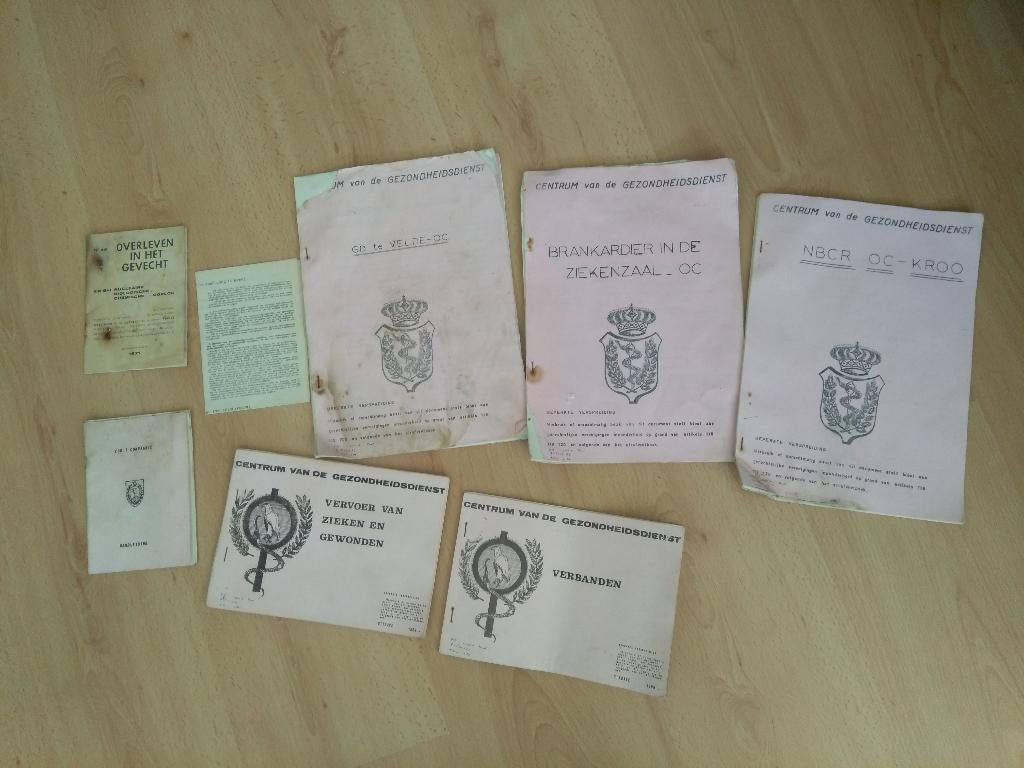 Cursussen legerdienst medische dienst, Verzamelen, Ophalen of Verzenden