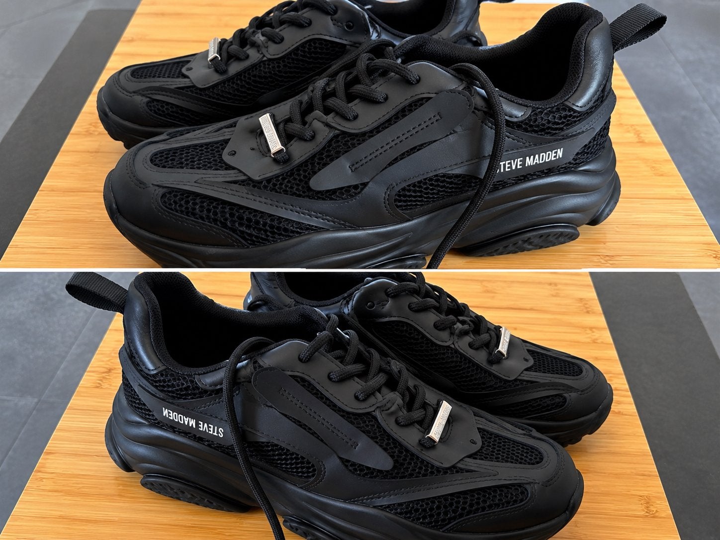 STEVE MADDEN POSESSION E, Ophalen, Zwart, Nieuw, Sneakers