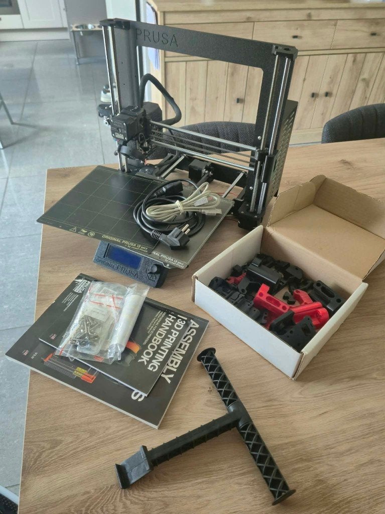 Original Prusa i3 MK3 3D-printer + accessoires+2 printplaten, Computers en Software, Gebruikt, Filament, Ophalen, Prusa