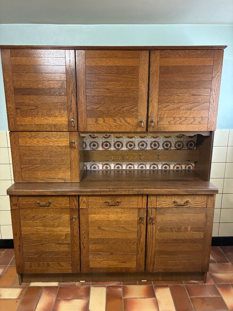 Wandkast, Huis en Inrichting, Kasten | Wandmeubels, Ophalen, Gebruikt, Met lade(s), 150 tot 200 cm
