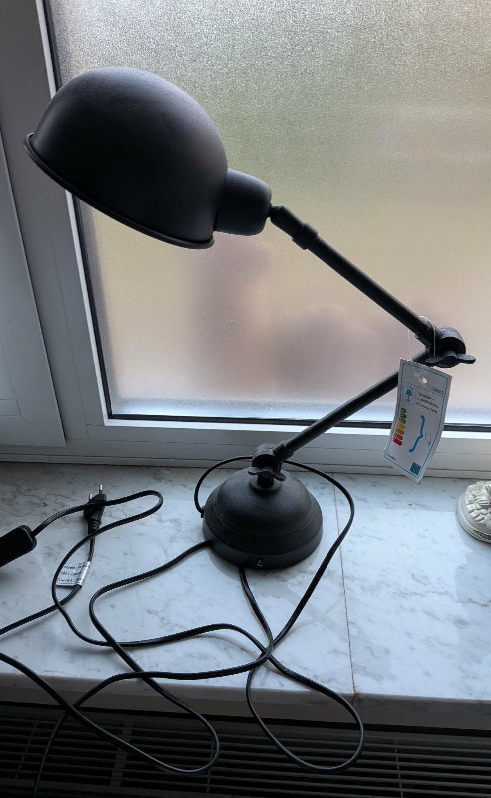 Lampe de bureau/murale industrielle, White Label Living 'Maa, Enlèvement, Neuf, Lampe de bureau, Industriel