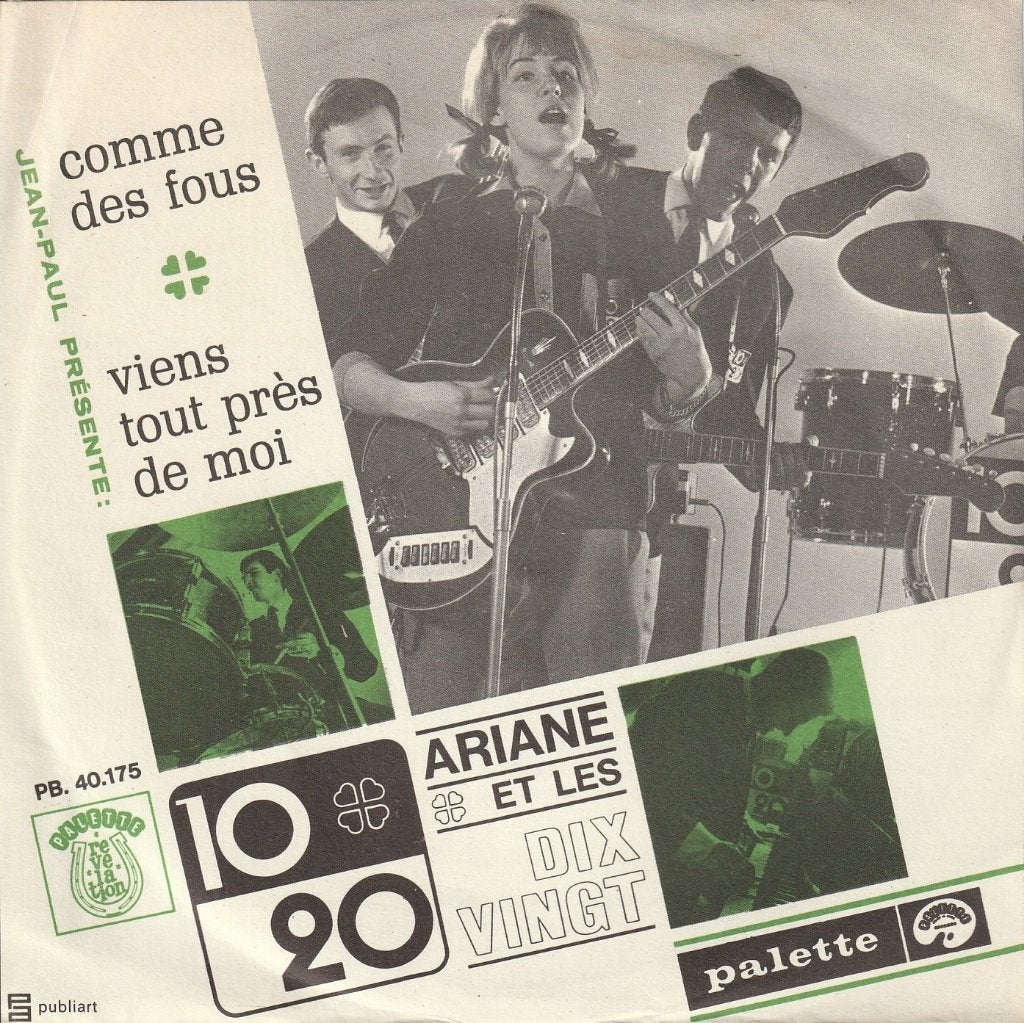 Ariane et les 10/20 - Comme des fous - BELPOP, 7 inch, Single, Zo goed als nieuw, Pop