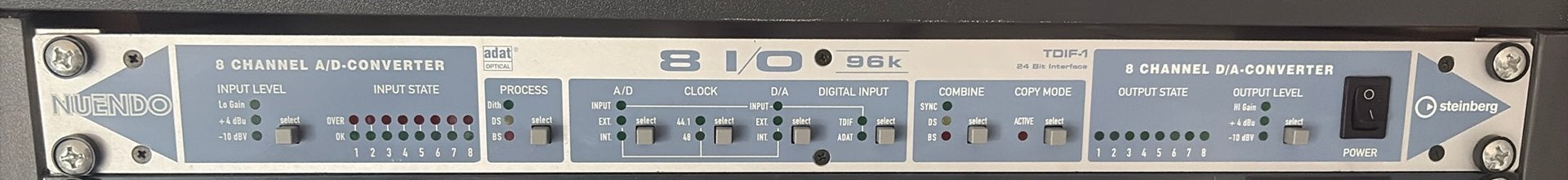 Steinberg Nuendo 8 I/O 96k — RME ADI-8 DS 8-channel AD/DA, Audio, Tv en Foto, Ophalen, Gebruikt