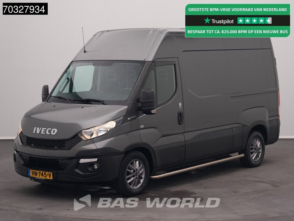 Iveco Daily 35S17 3.0L Automaat L2H2 3,5t Trekhaak 180PK Air, Achat, Entreprise, Feux de virage, Diesel