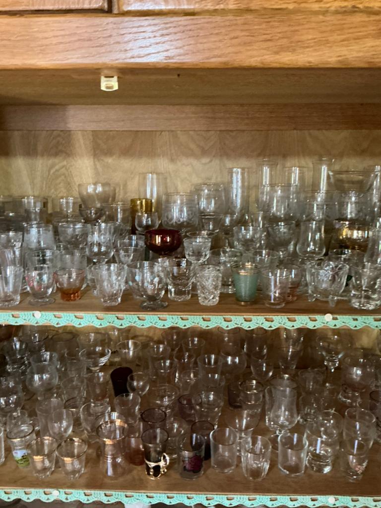 Allerlei antieke Borrelglaasjes prima staat, Collections, Verres & Petits Verres, Enlèvement