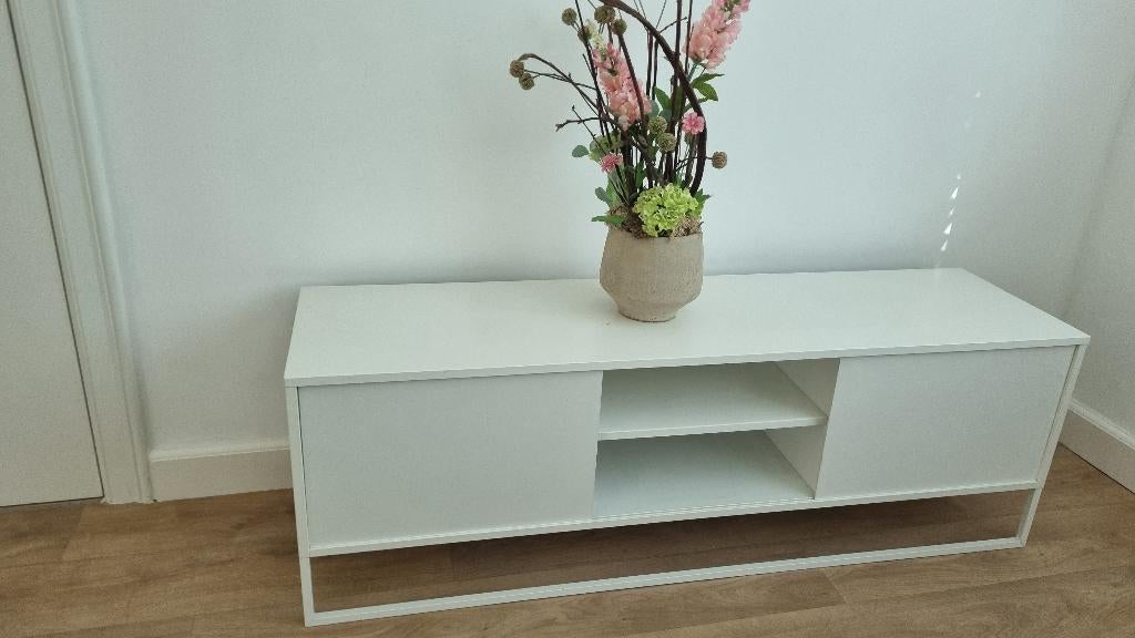 witte ikea tv meubel, Gebruikt, 100 tot 150 cm, Minder dan 100 cm, Modern