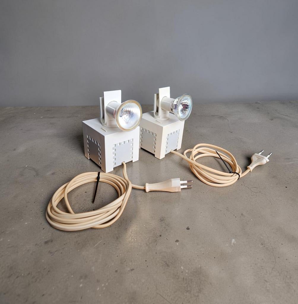 Paire de spots/appliques/lampes à poser Osram 42311 (1980), Maison & Meubles, Enlèvement ou Envoi