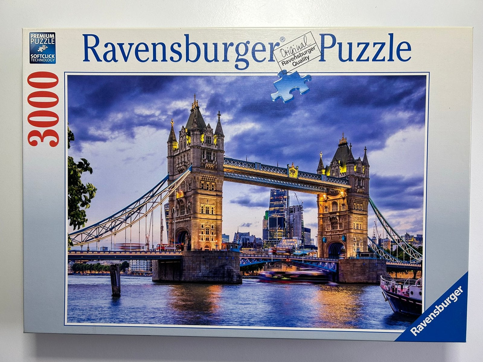 Ravensburger 1000 st “Tower bridge”, Ophalen of Verzenden, Zo goed als nieuw