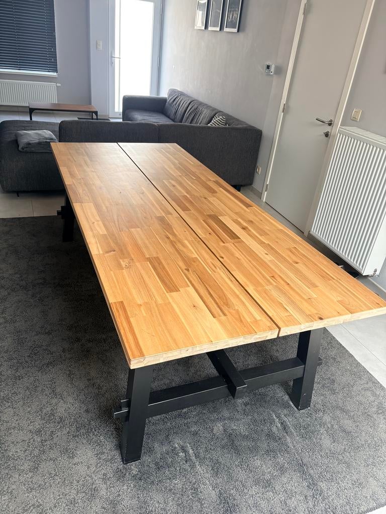 Tafel 235x110 (ophalen in flobecq), Huis en Inrichting, Tafels | Eettafels, Ophalen, Gebruikt