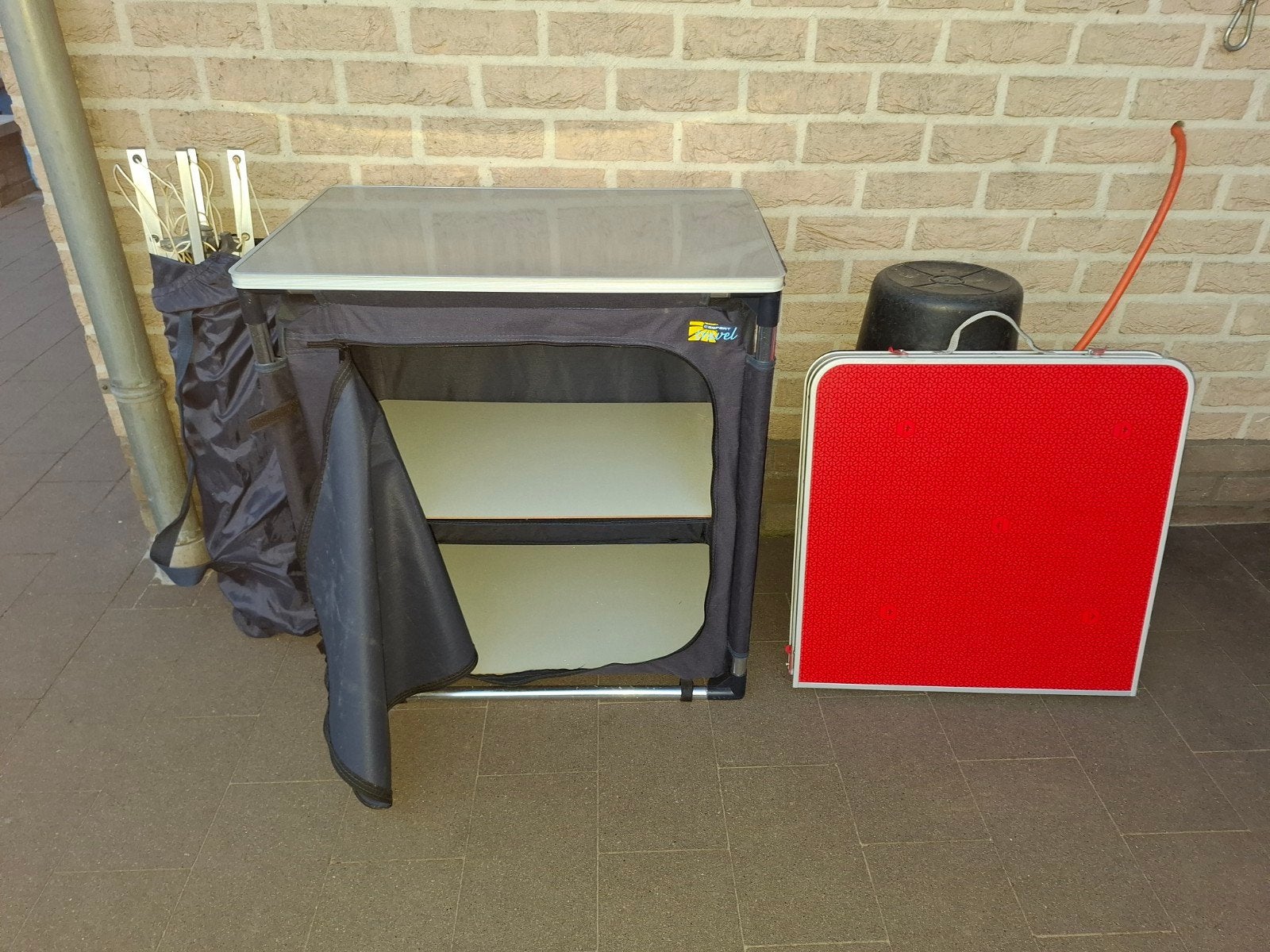 Campeerspullen., Caravanes & Camping, Meubles de camping, Enlèvement, Comme neuf, Armoire de camping