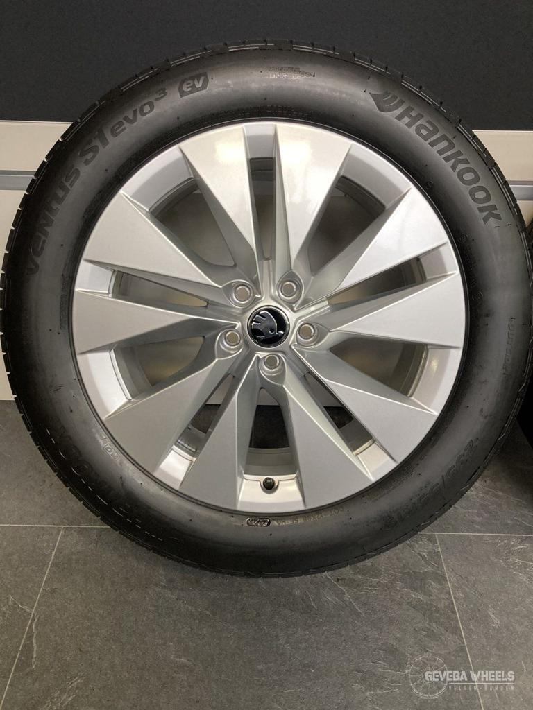 19” originele Skoda Enyaq / Elroq velgen + banden 5x112 5LA6, Auto-onderdelen, Banden en Velgen, 19 inch, Gebruikt, -, -