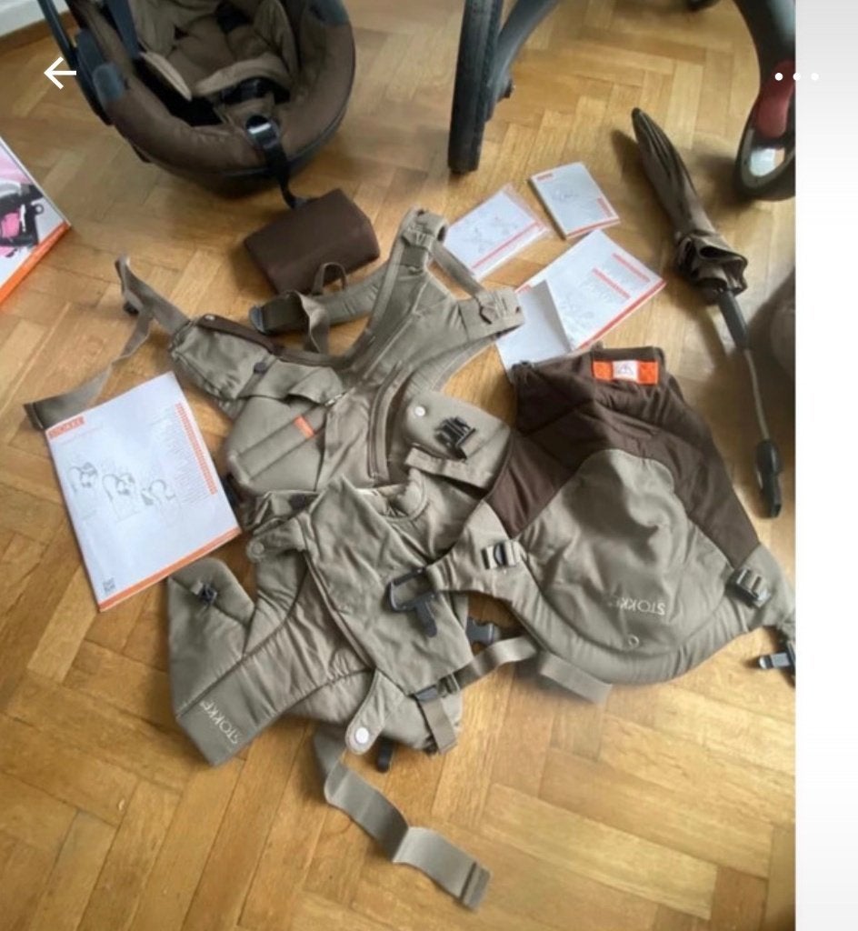 Poussette Stokke - Porte bebe Stokke - Maxi Cosy Stokke, Kinderen en Baby's, Gebruikt, Met autostoeltje, Ophalen, Kinderwagen