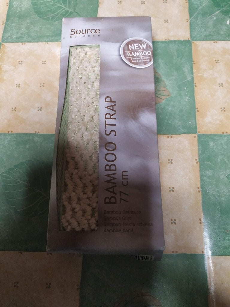 bamboo scrub spons massage band 77cm nieuw, Enlèvement ou Envoi, Neuf